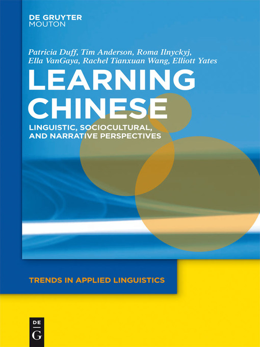 Title details for Learning Chinese by Patricia Duff - Available